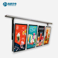Crystal milk tea LED advertising sign can be customized
